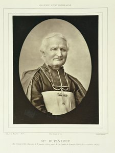 Felix Antoine Philibert Dupanloup (1802-78), Galerie Contemporainesta, n. 1874-78